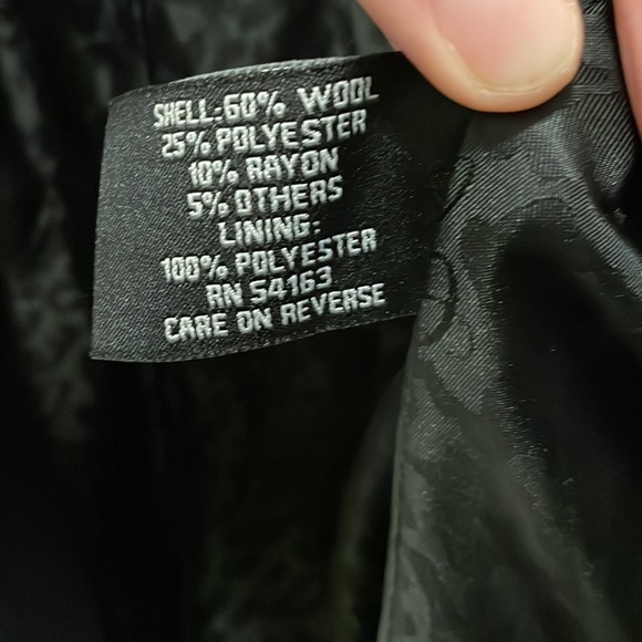 Black Guess Pea Coat. Sz. Small. - Picture 6 of 10